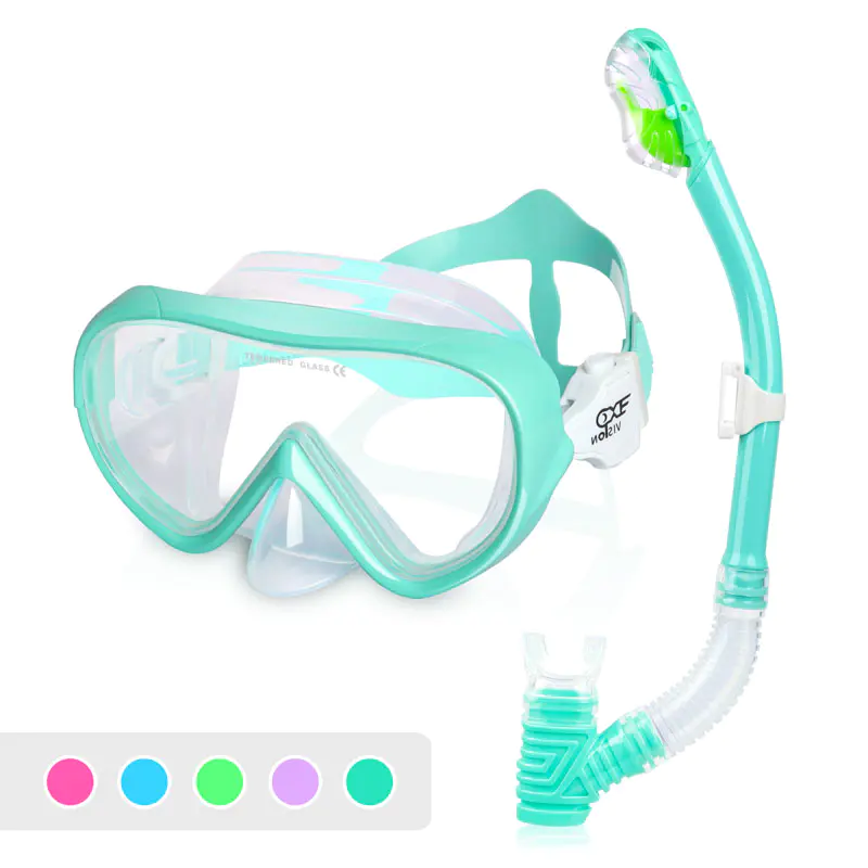 Snorkeling Set With Diving Fins For Kids