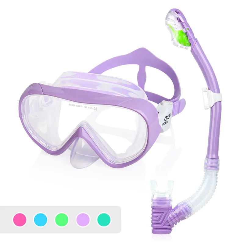Snorkeling Set With Diving Fins For Kids